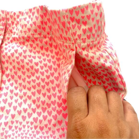 Crewcuts Pink Heart Print Frankie Kids Shorts - Picture 15 of 16